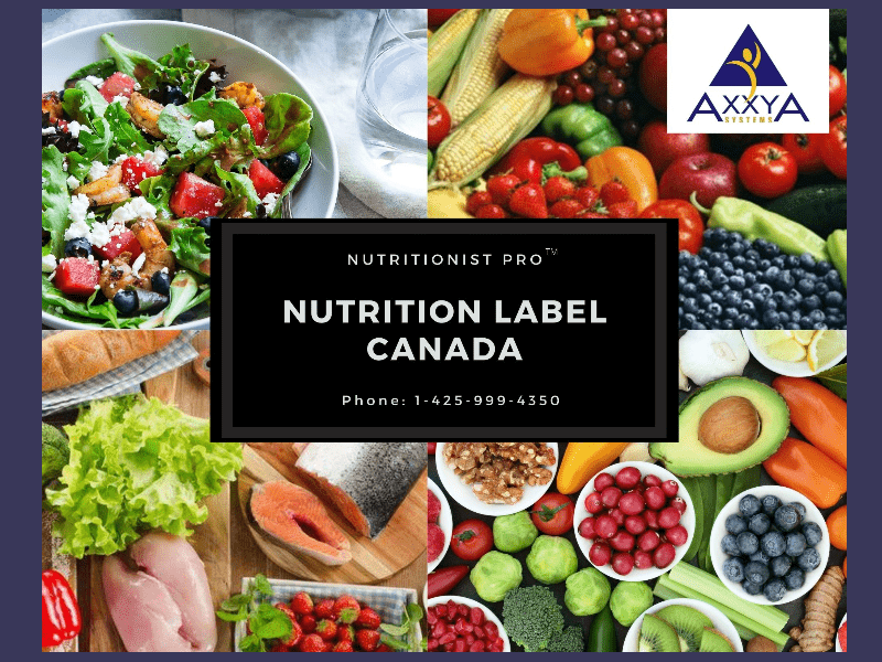 Easy To Use Nutrition Label Application For Canada