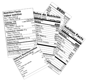 Nutrition Food Labels